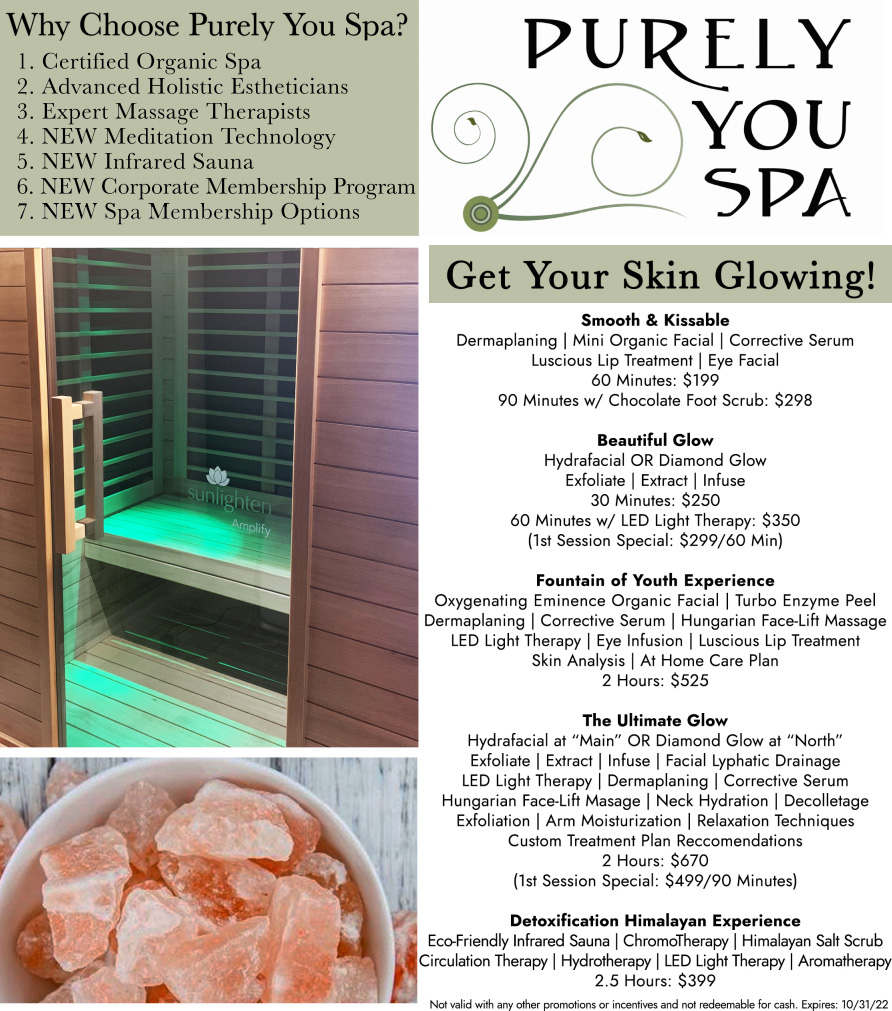 Purely You Spa - June 2022 Specials
